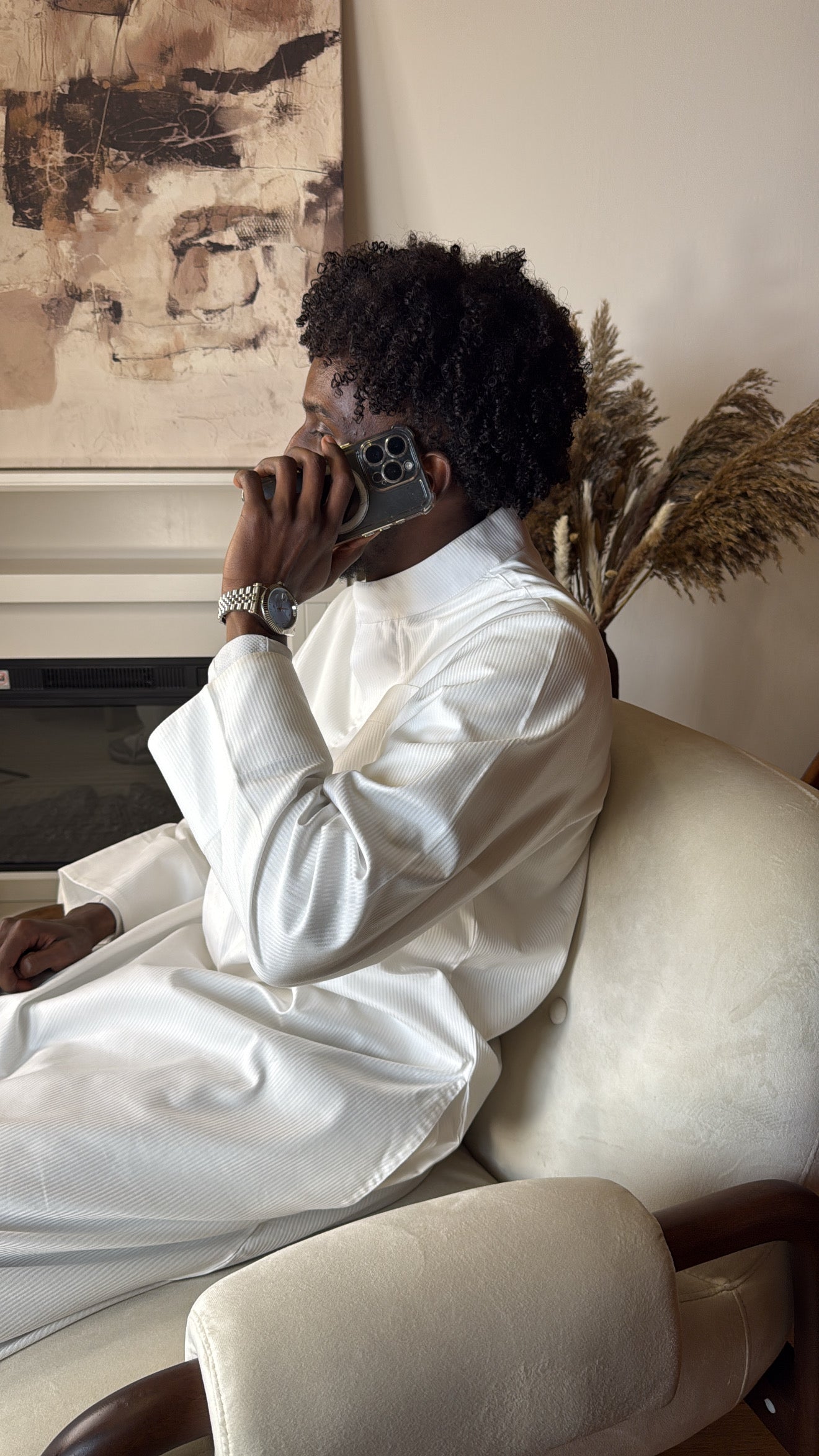 Pinstripe Luxury Thobe